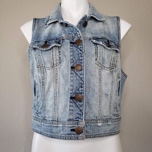 American Eagle | Blue Jean Vest